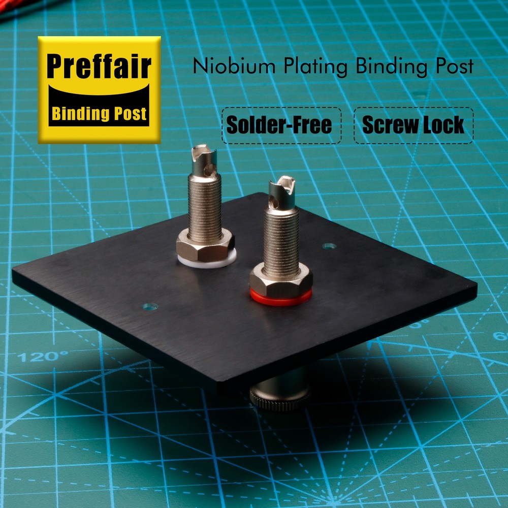 4Pcs Binding Post Banana Jacks 4mm Speaker Amplifier Bindling Post Terminals