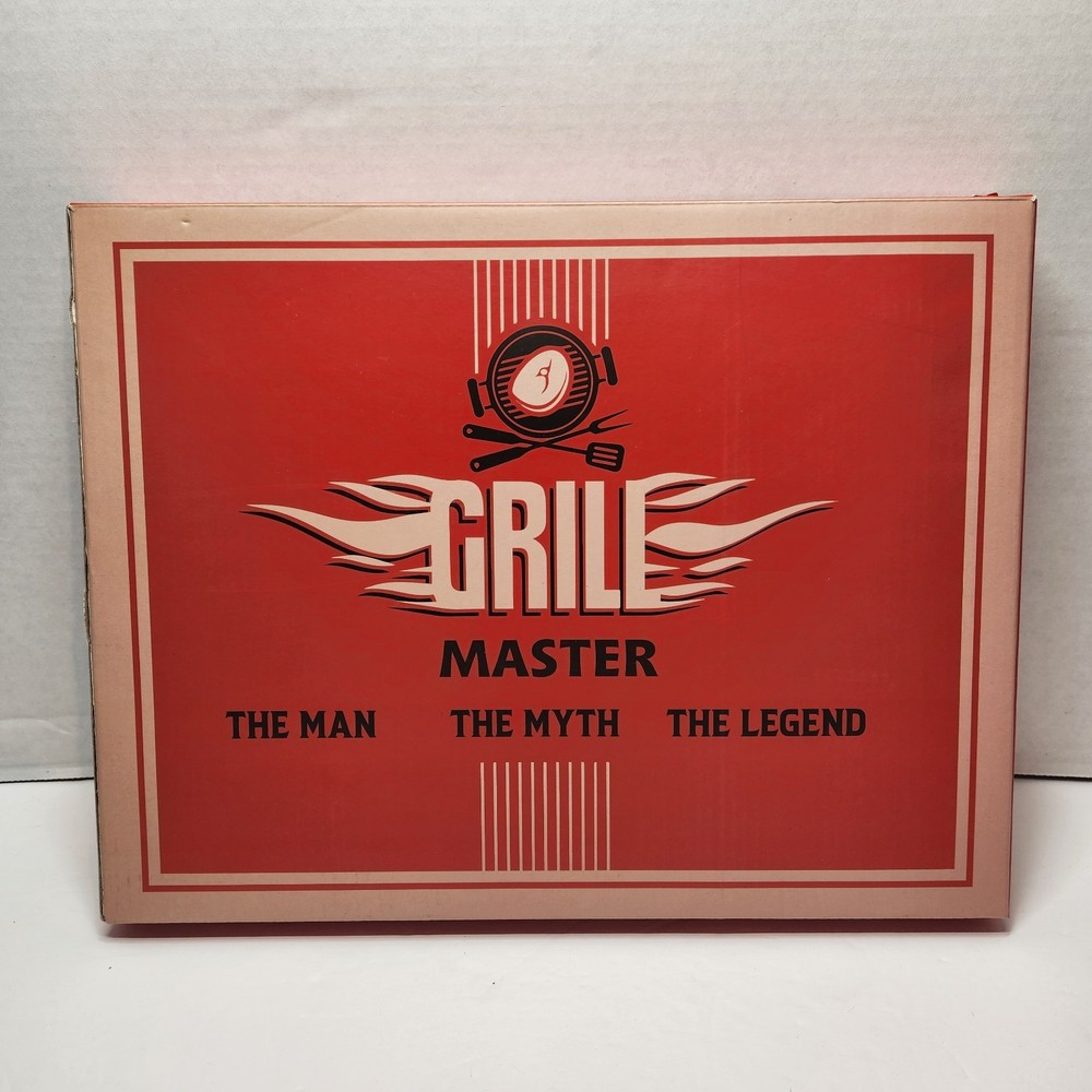 Grilling Gift Set for Dad- Grill Master- Plate & Apron