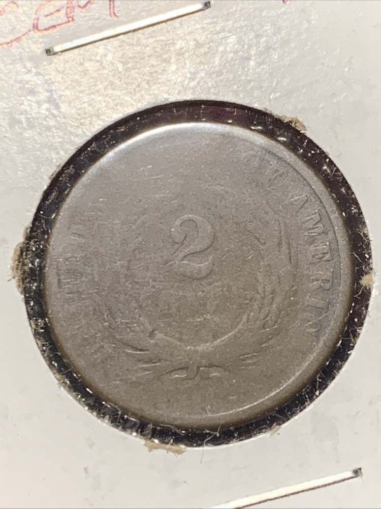 1864 Two Cent Piece -- LOW COST VINTAGE COIN!