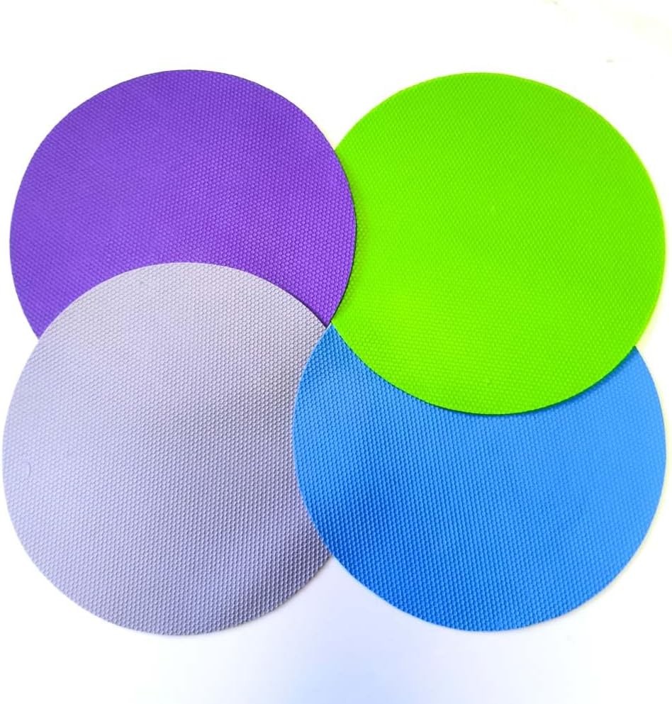 4pcs Rubber Jar Opener Bottle Gripper Non Slip Pad Multi-function Can Opener for