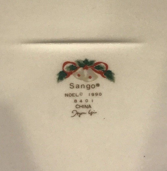 Sango Noel 14” Serving Platter