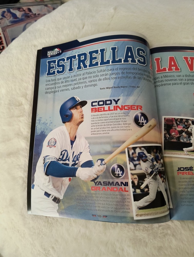 2018 Dodgers/Padres Monterrey Mexico Program