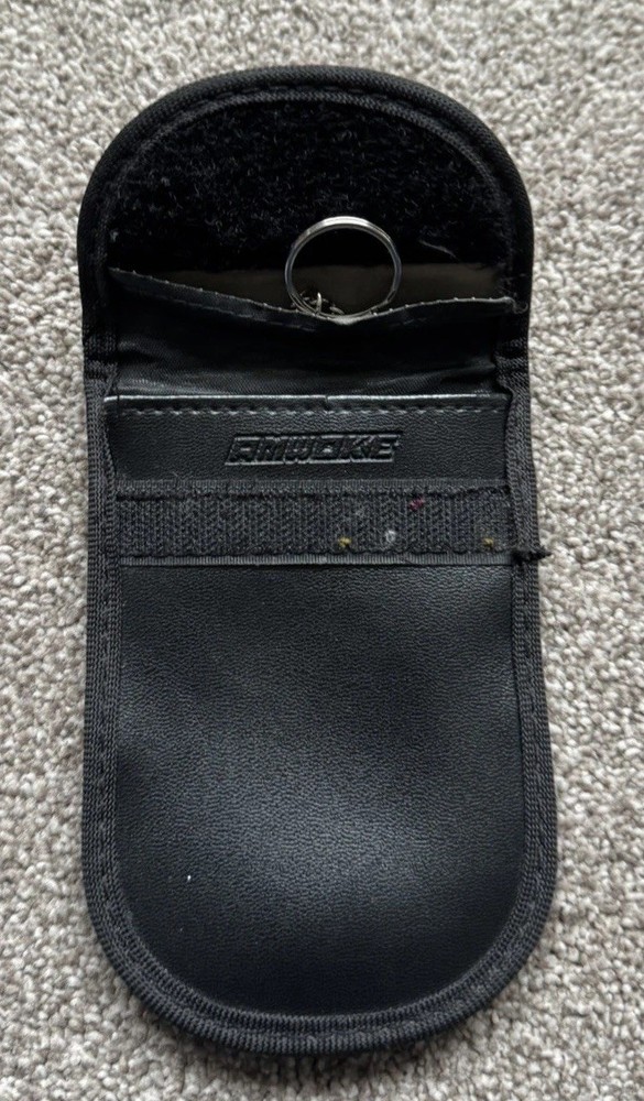 SECURITY CAR KEY POUCH - BLACK - USED CONDITION
