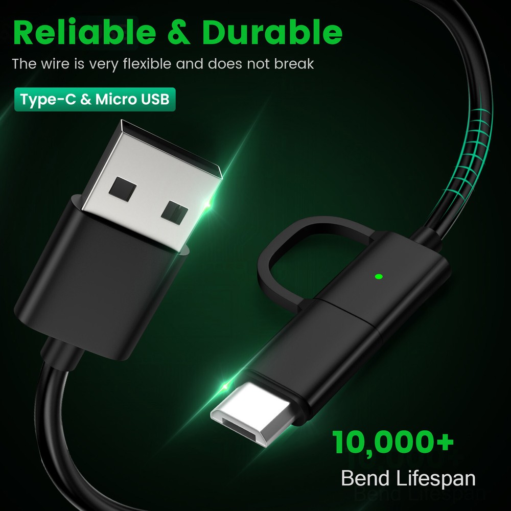 2 Rechargeable Battery Pack For XboxOne S X/Series X S Controller+Charging Cable