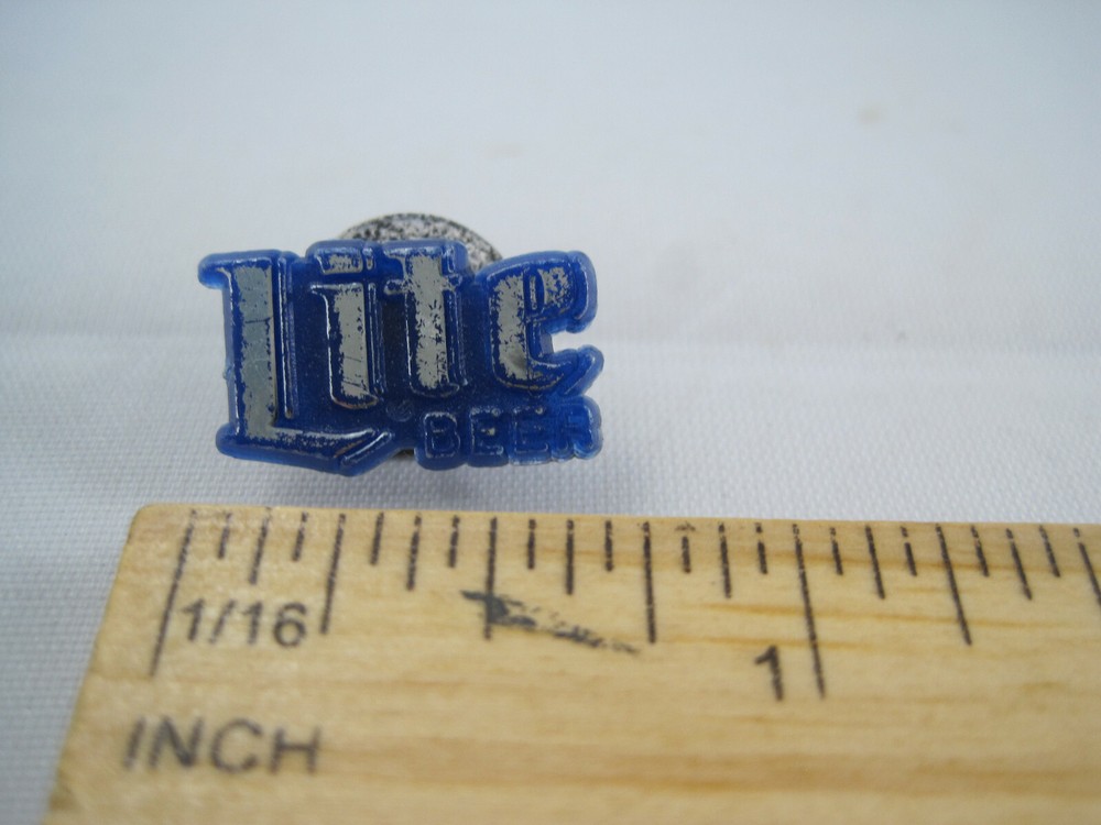 Miller Lite Pilsner Beer - Tie Pin - lapel - Blue Plastic