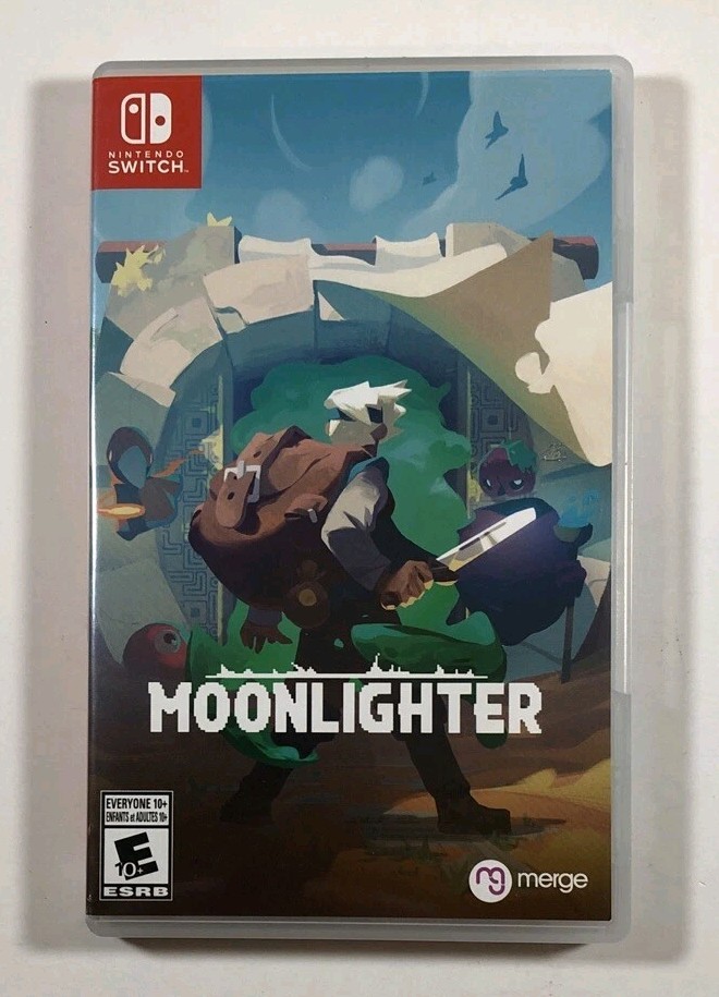 MANUAL & CASE ONLY NO GAME: Moonlighter (Nintendo Switch) - PLEASE READ