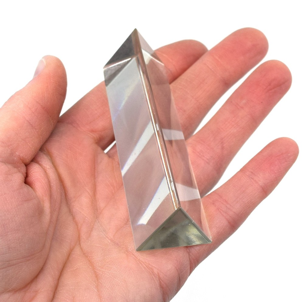 Equilateral Prism, 3" (75mm) Length, 1" (25mm) Faces - Triangular - Optical Q...