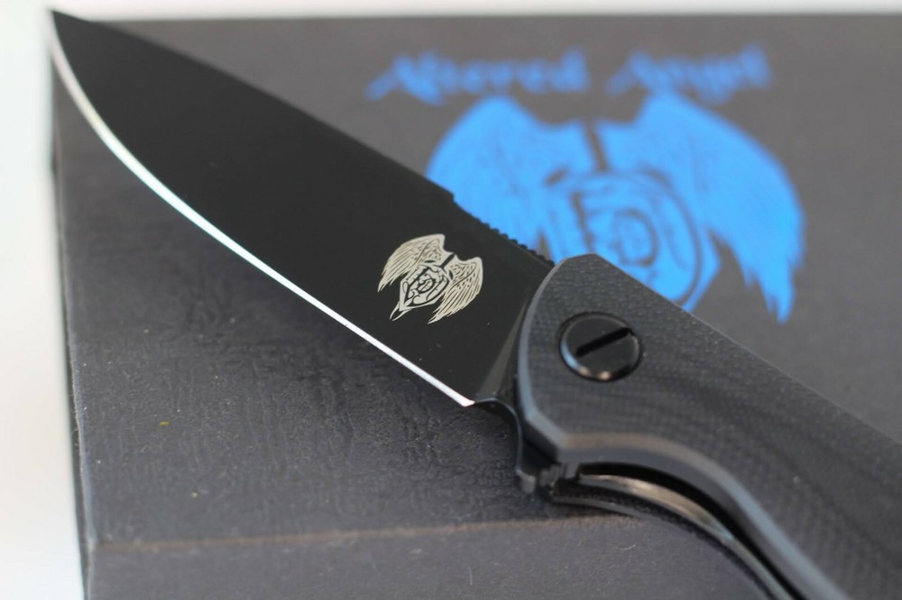 Sharp! Quick Opening Folding Knife and Full Tang Fixed Blade Combo EDC Set!