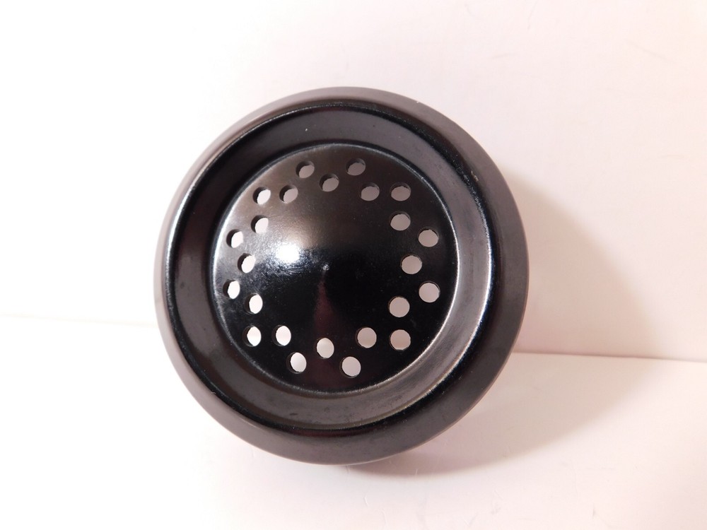 2 - Automatic Electric A/E 40 Bakelite Handset Transmitter Caps in VG Condition