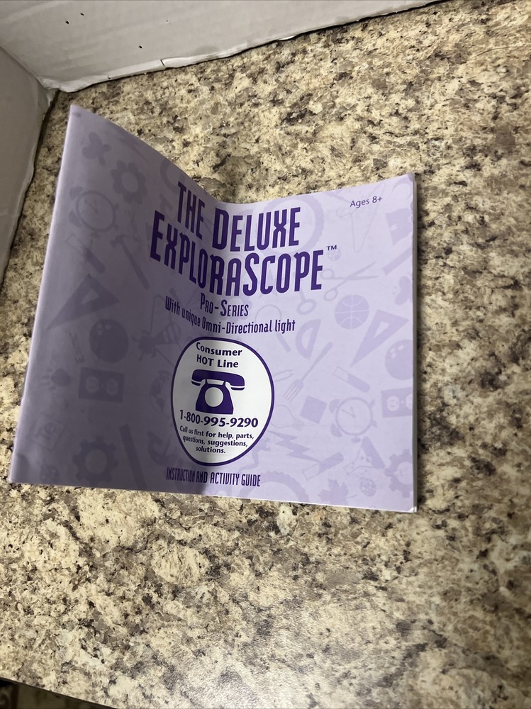 Fao Science Lab Deluxe Microscope/ ExploraScope Pro-Series, Portable, 50x