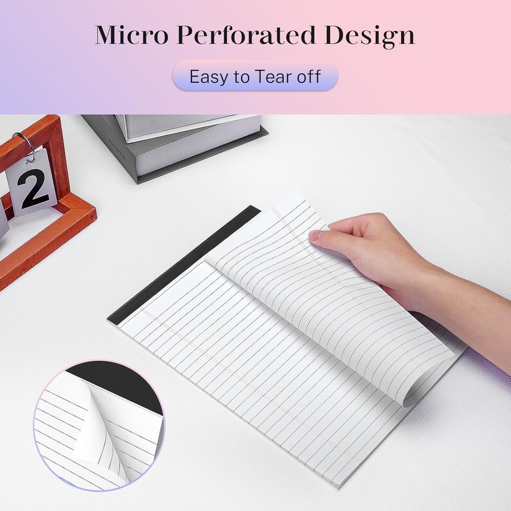 Legal Pads White Note Pads Notepad Micro Perforated Writing Pads