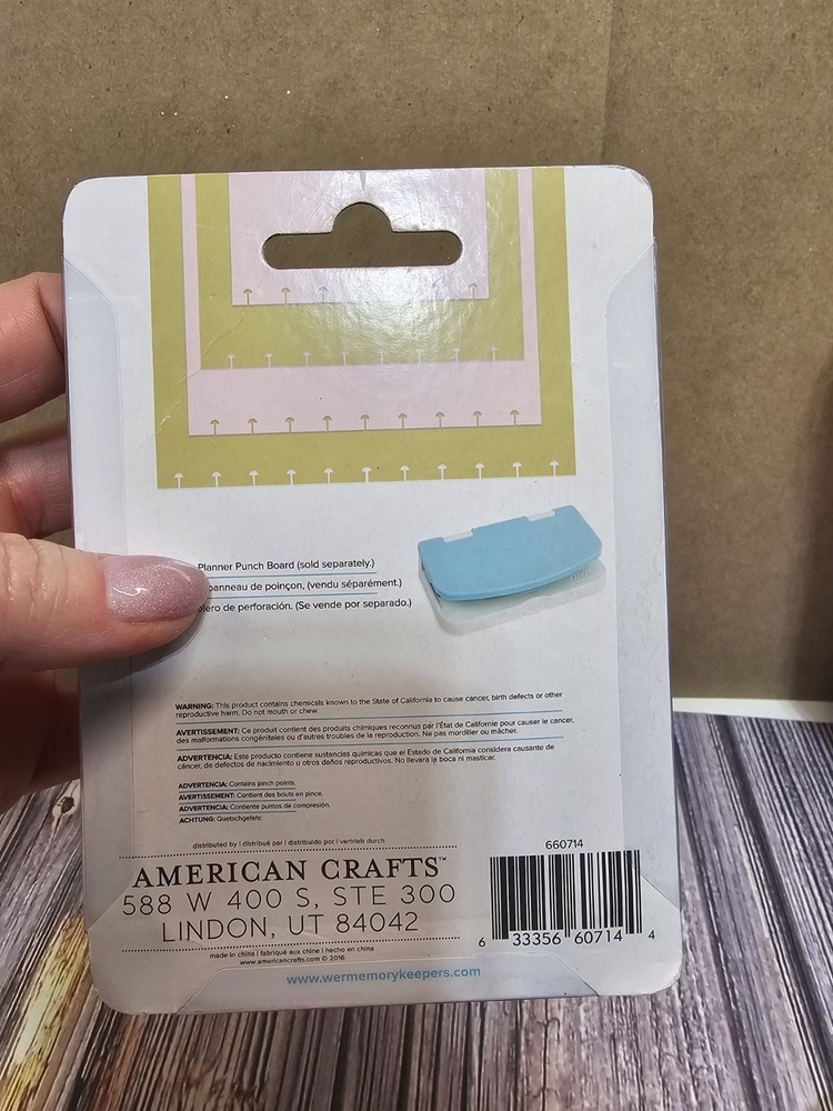 We R Memory Keepers Disc Punch Inserts 6-Pack For Planner Punch Board