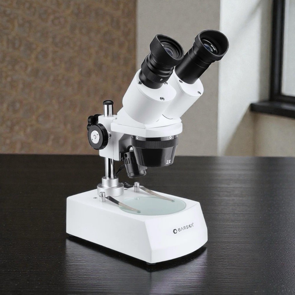 Barska Binocular Microscope 20x, 40x Stereo Binocular Microscope | AY13180
