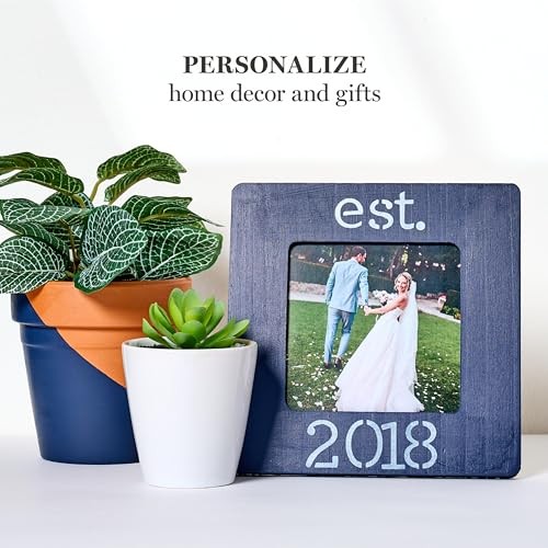 , Square Wood Frames Set, 6 pcs