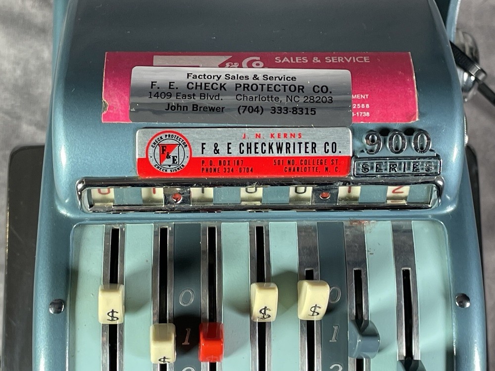 F&G Check Writer Series 900