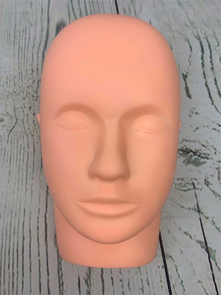 Eyelash Extension Kit with Mannequin Head Practice Head for Eyelash Makeup