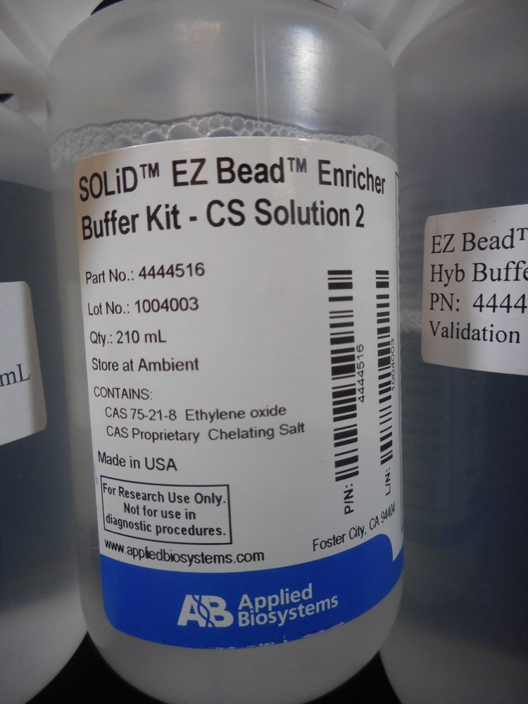 APPLIED BIOSYSTEMS SOLiD EZ Bead Enricher Buffer Kit - Box 1 Only - 4444140