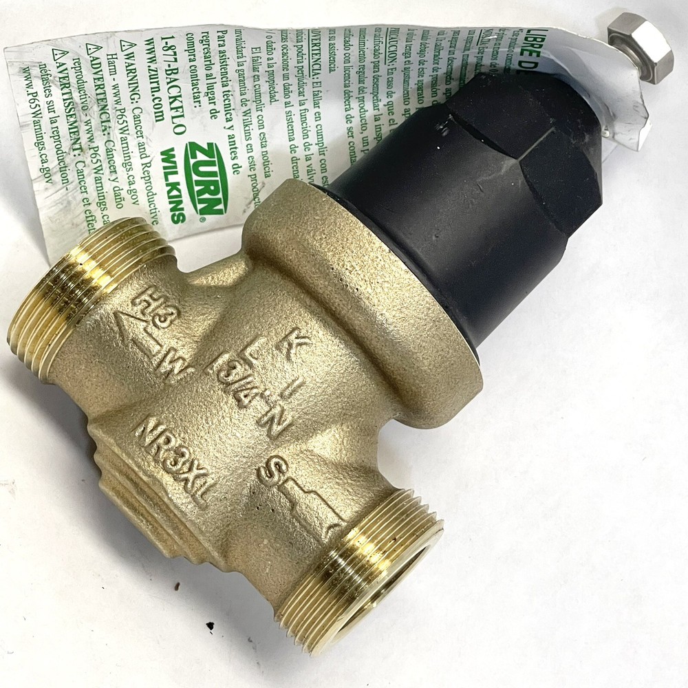 ZURN PRESSURE REDUCING VALVE 3/4" NR3XL