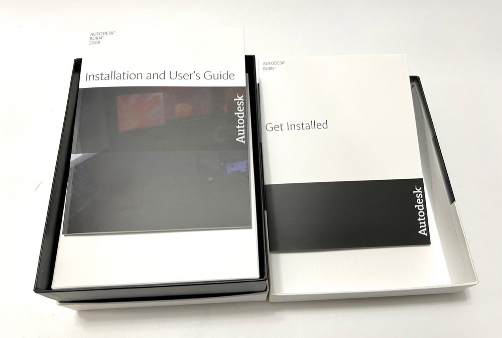 Autodesk Discreet Logic BURN - Box and guides 2008