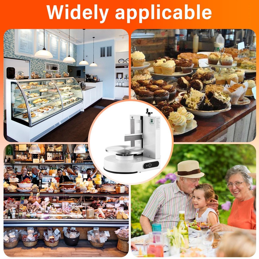 Automatic Cake Cream Spreading Coating Smearing Machine 110V Decorating Spreader