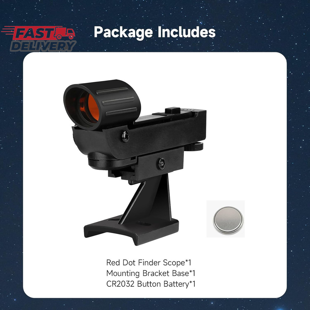 SVBONY Red Dot Finder Scope for Astronomical Telescope Reflex Viewfinder Compati