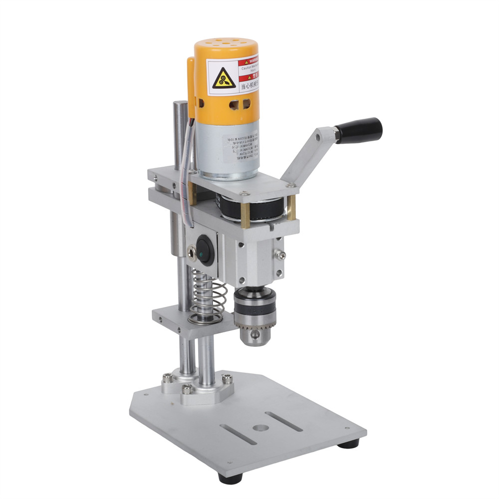 Mini Drill Press Bench Portable Driller Precision CNC Table Milling Machine +96W