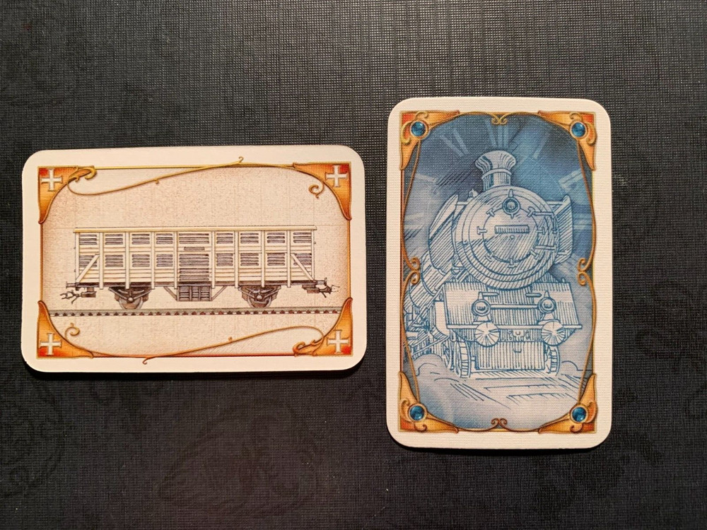 Ticket To Ride   WHITE PASSENGER  TRAIN CARD   Game Replacement