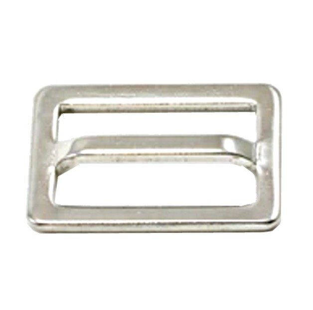 1" Adjuster Buckle - Nickel Plated Brass