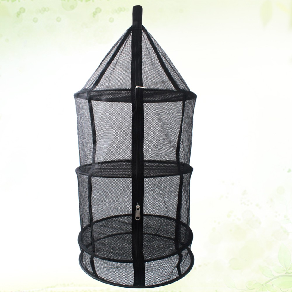 Foldable Drying Closed Zipper Net Mesh Collapsible Hanging Dryer