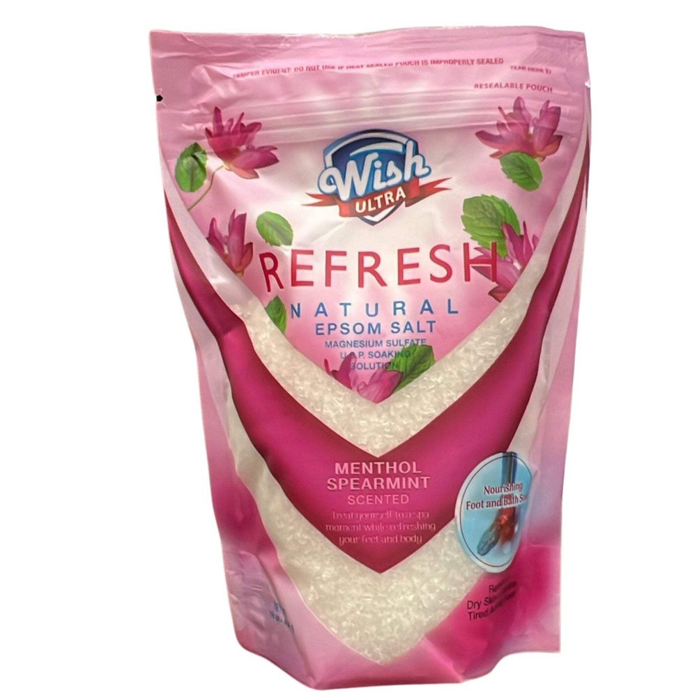 16oz Wish Refresh Natural Epsom Salt :1 Pack