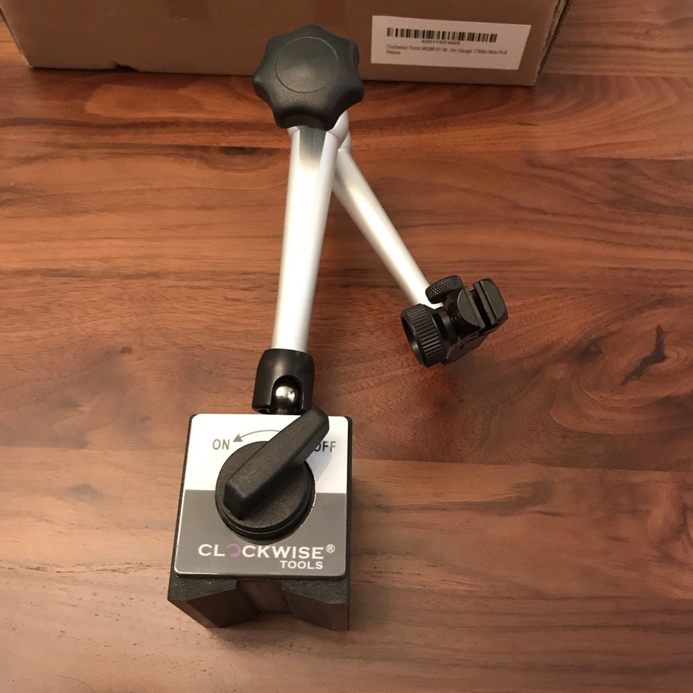 Clockwise Tools MGBR-01 M…tor Gauge Magnetic Base 176 LBS Max Pull