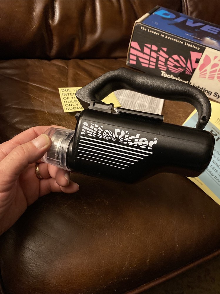 Niterider Technical Lighting Systems Under Water Dive Light Sea Torch 7079 NOS