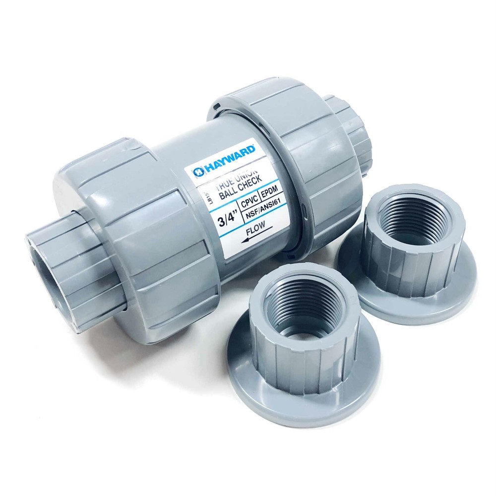 TC20075STE Hayward Check Valve, 3/4"