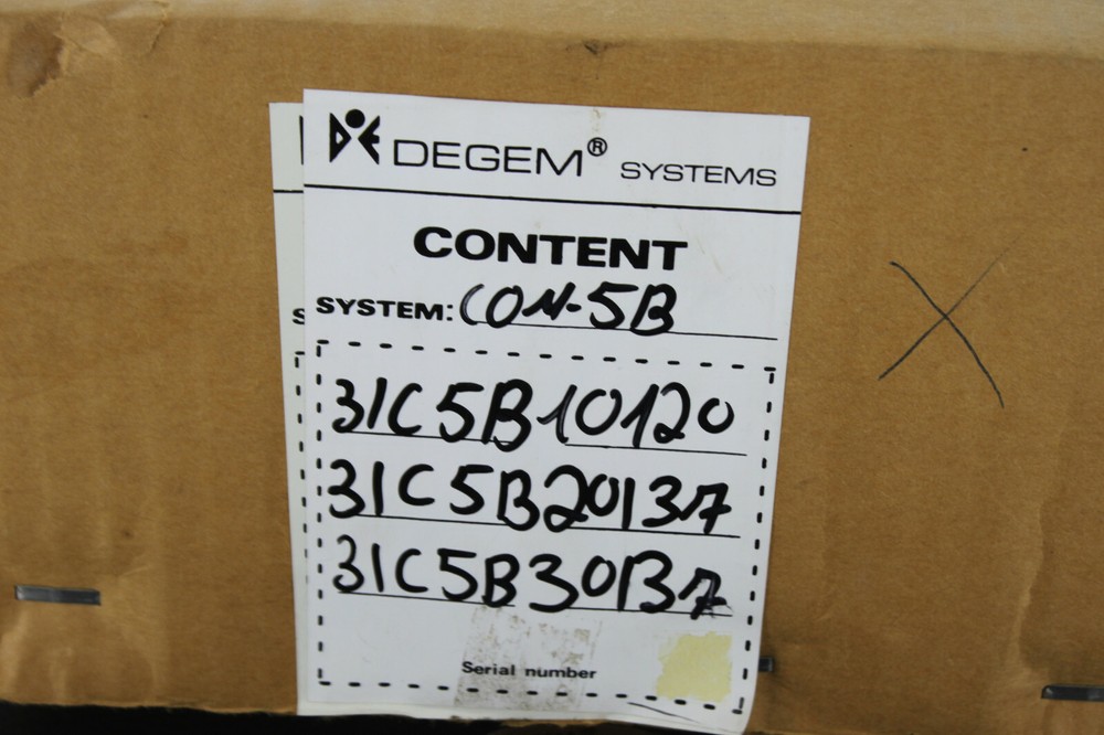 DEGEM SYSTEMS UNITCOM 5B CRYSTAL OSCILLATORS DIVIDER CONTROL CIRCUITS
