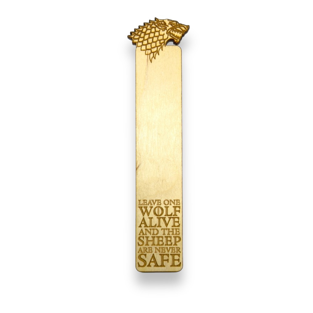 Bookmark - Leave One Wolf Alive