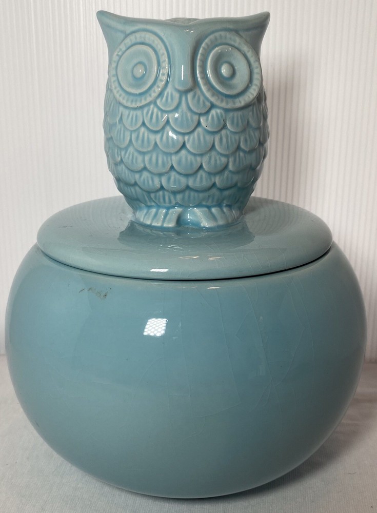 Sewing Owl Notions Keepsake Kit Blue Ceramic Thread 177