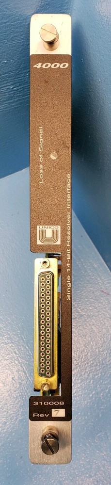 Unico 4000 Single 14-Bit Resolver Interface 310008