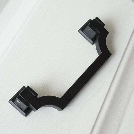 Bail Pull Dresser Pulls Drawer Knobs Handles Black Pulls Drop Modern  Handle Pul