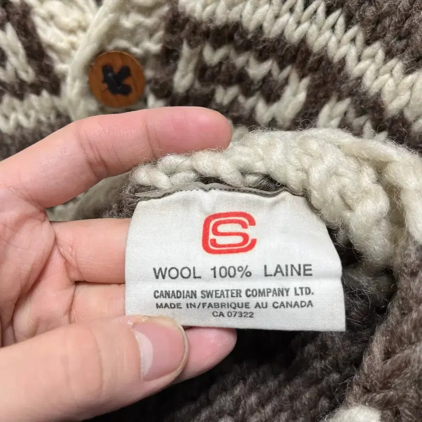 Canadian Sweater Company Thunderbird Patch Wool Coat