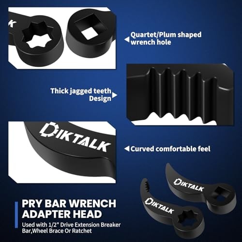 Lower Control Arm Prying Tool Kit,1/2" Drive Suspension Removal 3PCS