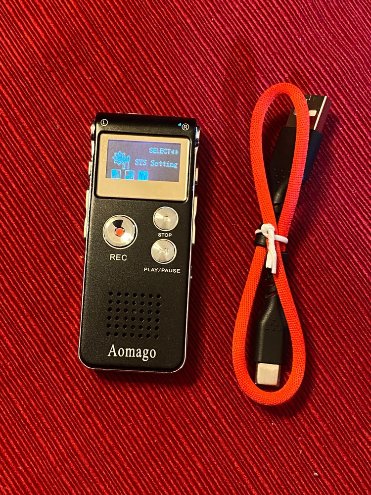 Aomago Digital Voice Recorder Voice Activated
