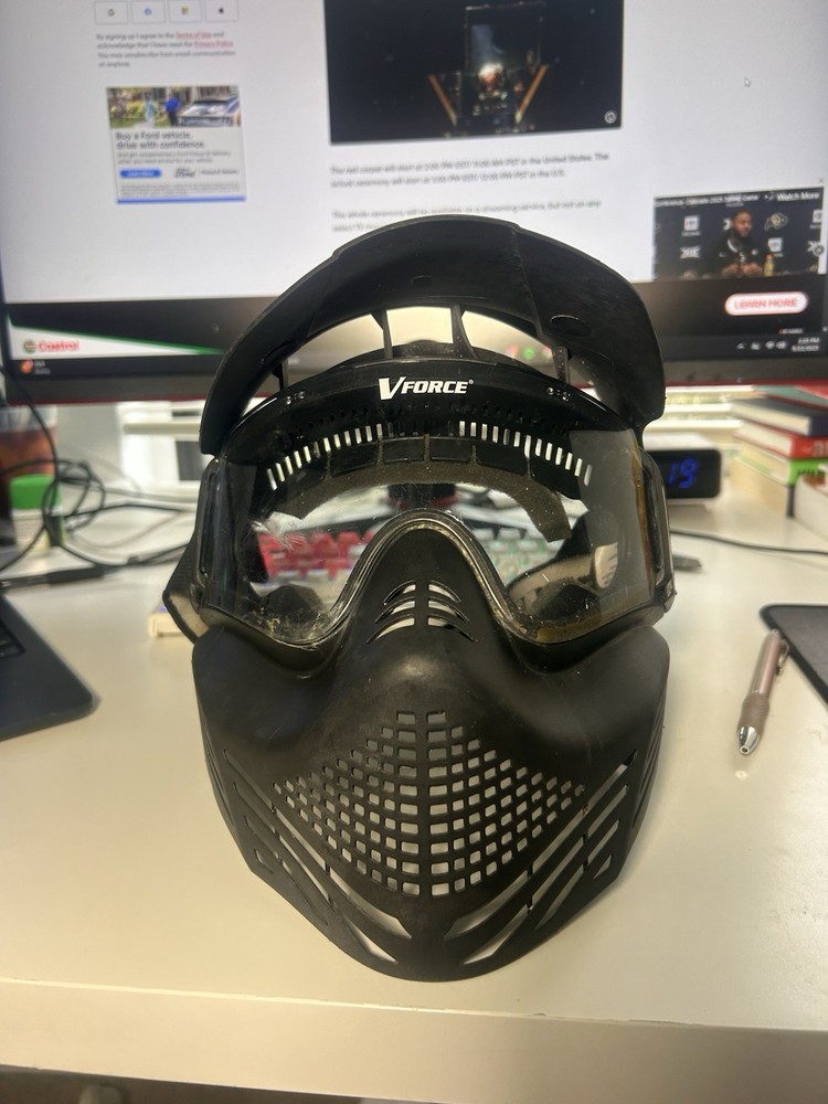 VFORCE Profiler Paintball Mask Black