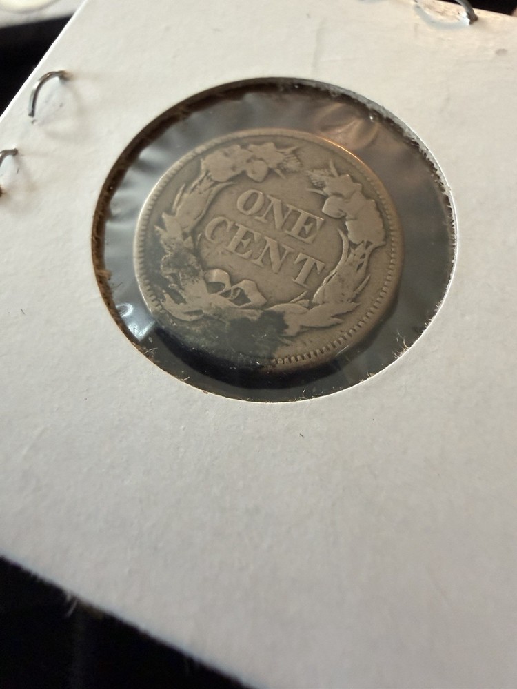 1857 1C Flying Eagle Cent Coin