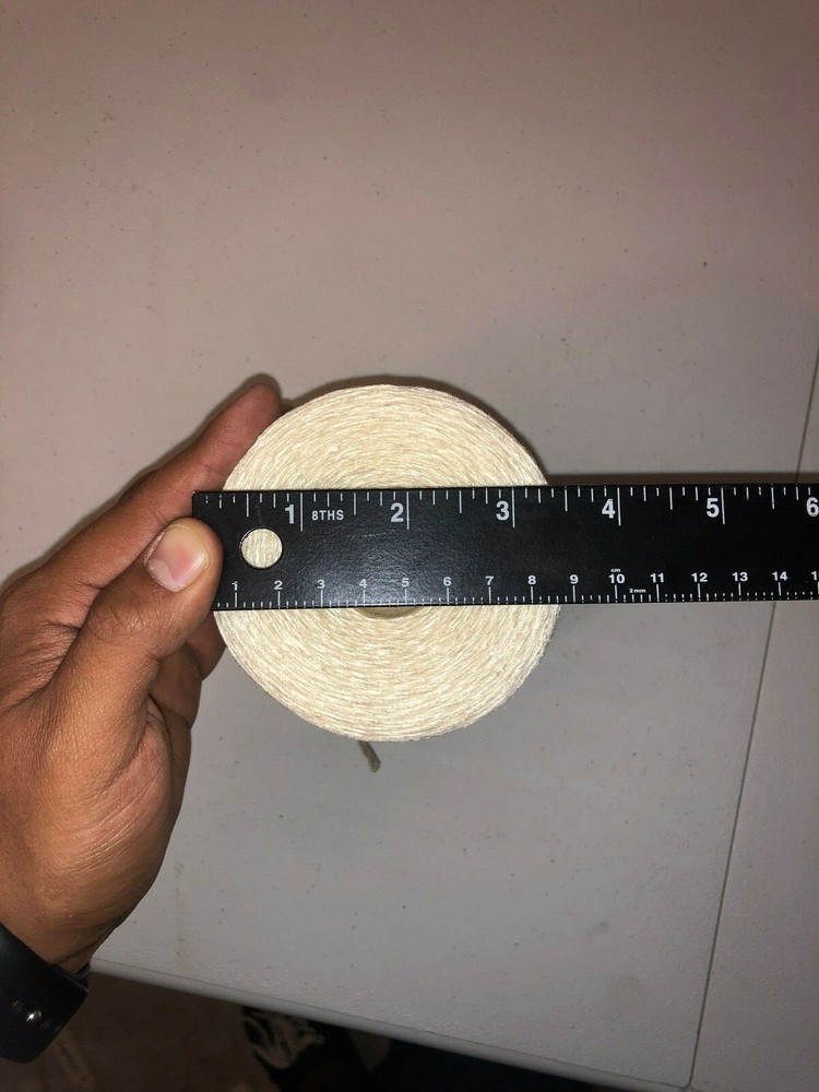 RAYON CONSTRUCTION MASON STRING LINE LINES BONDED TWINE 1000 " Off White