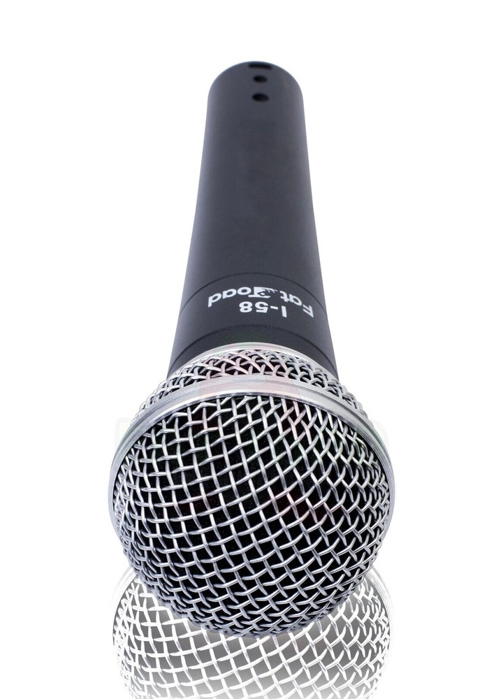 FAT TOAD Vocal Handheld Microphone & Clip | Cardioid Dynamic, Wired