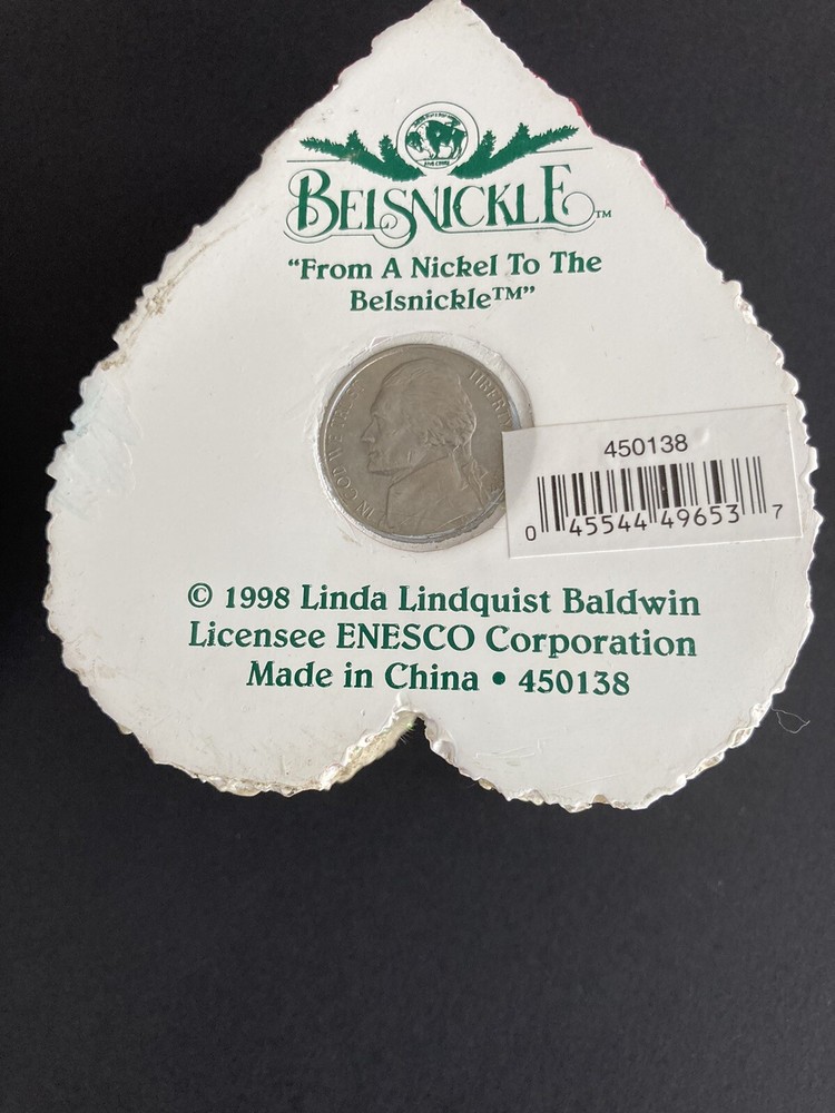 Belsnickle 1998 Santa Trinket Box NWT