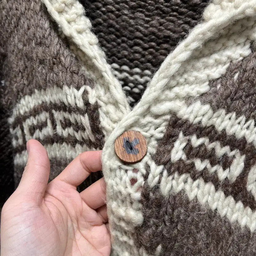 Canadian Sweater Company Thunderbird Patch Wool Coat