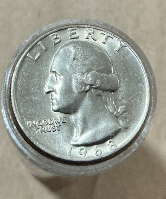 1968-P Uncirculated Washington Quarter Roll