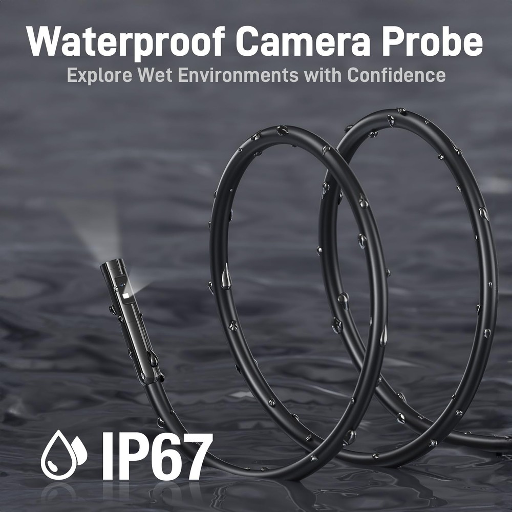 Dual Lens Endoscope Camera Inspection