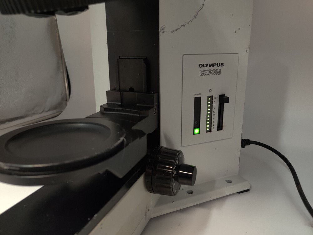 Olympus Microscope BX60M Parts only unit light up